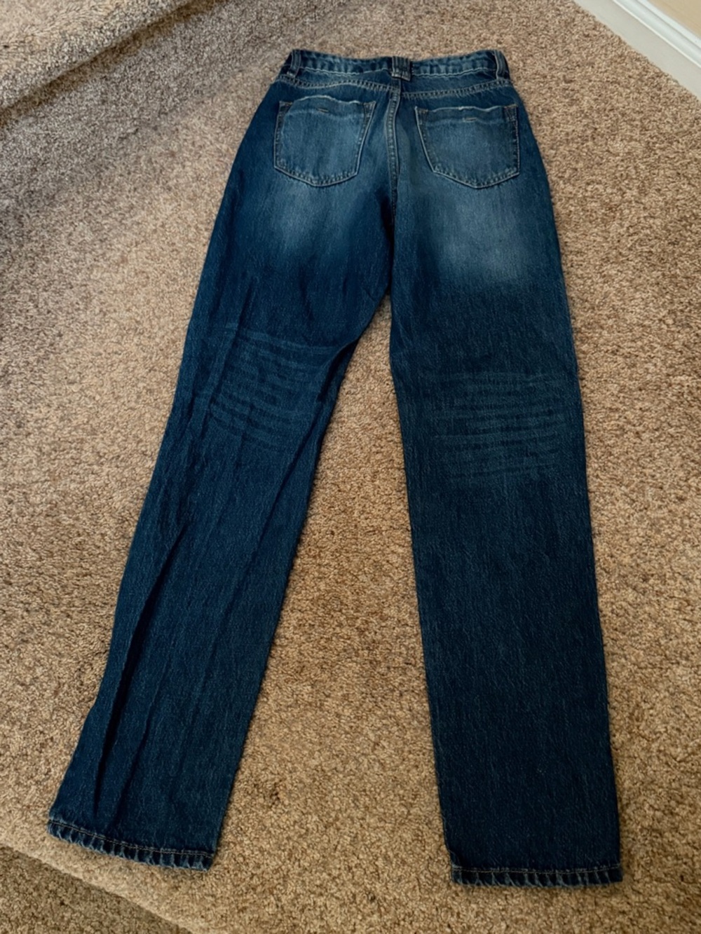 EUC - Muselooks - Split Hem Sttaight Jeans - Woman's Size 1 - Picture 2 of 7